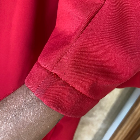 Columbia Red Fleece Lined Zip Front Casual Jacket Women’s Large - Picture 3 of 9